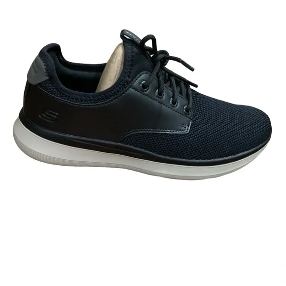 Skechers Delson 2.0 Weslo 66272 Men’s New Casual Shoes Black size 9 New in box - Picture 4 of 5